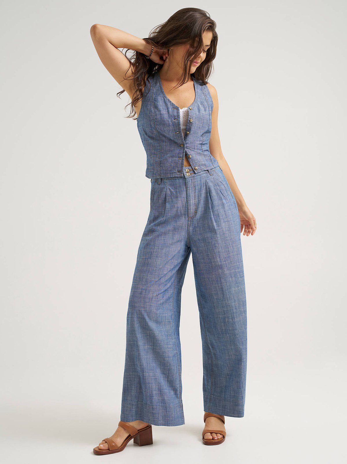Women's Loose Pleated Trouser Pant - view 8