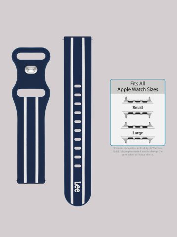 Stripe Silicone Universal Watchband