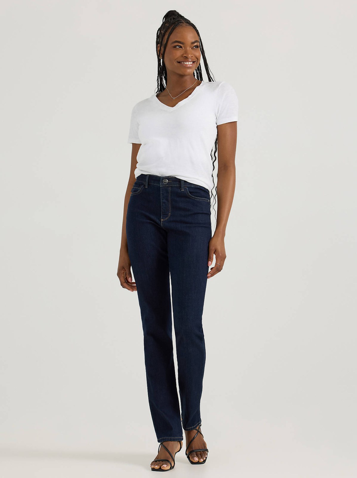 Women's Instantly Slims Relaxed Fit Straight Leg Jean