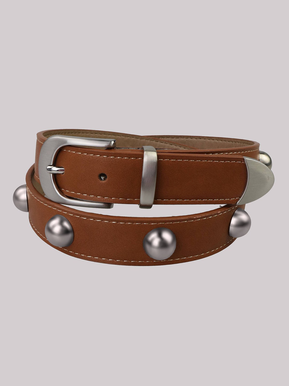 Women's Tumbled Dome Studs Belt