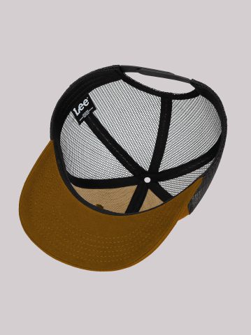 Men's Rubber Logo Patch Mesh Hat